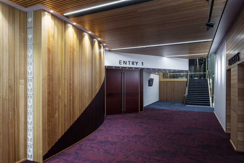 Corpus Theatre - Mortlock Timber’s battens & Cladding 