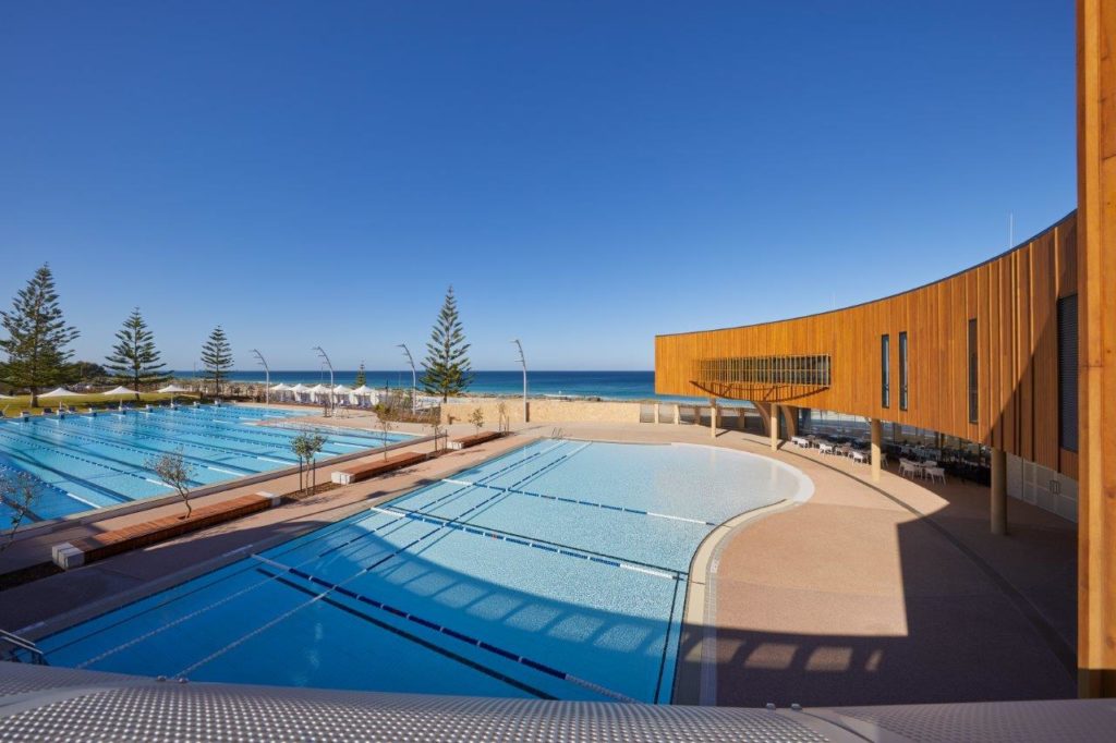 TIMBER CLADDING - SCARBOROUGH BEACH POOL