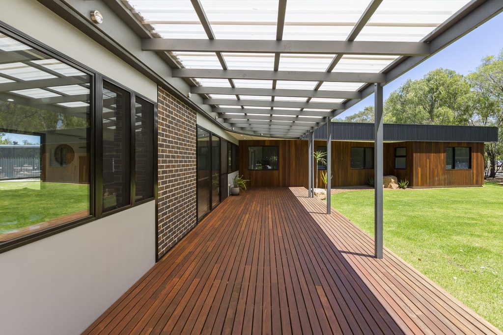 Metroplank Used for Timber decking at Angus Close Bovell